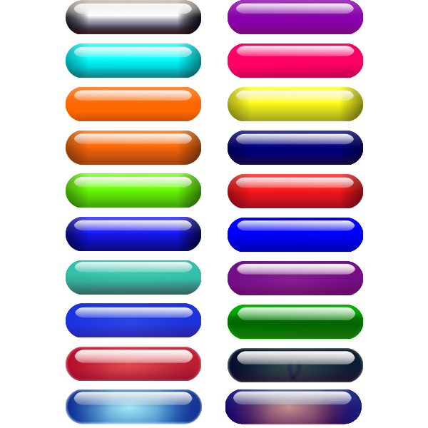 Glossy pills vector illustration