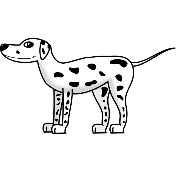 Vector illustration of Dalmatian