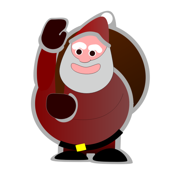 Sweet Santa Claus vector