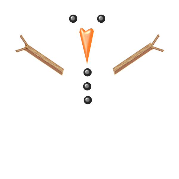 Snowman vector