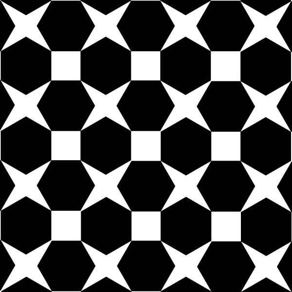 hexagons squares tetragrams