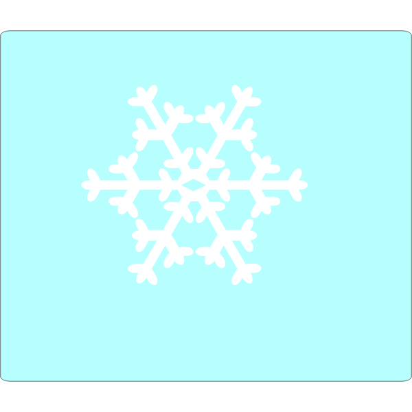 Weather symbol: Snow Flake6