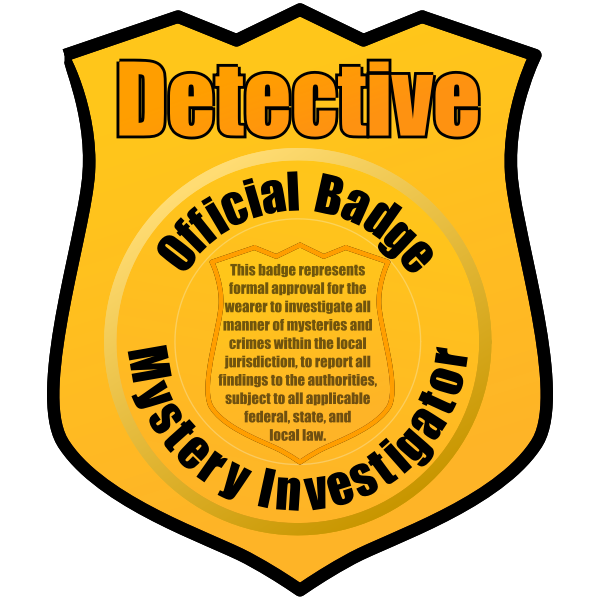 Detective's badge