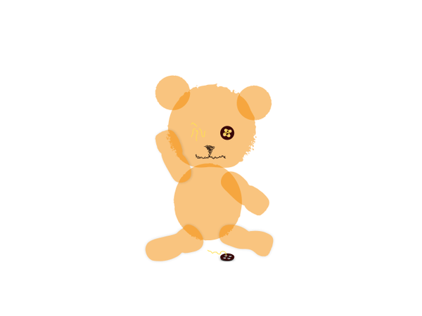 canvas Teddy Bear