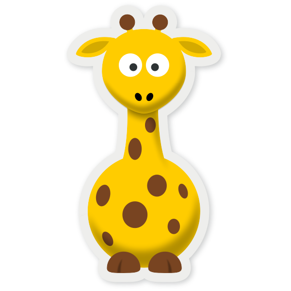 Cartoon giraffe image