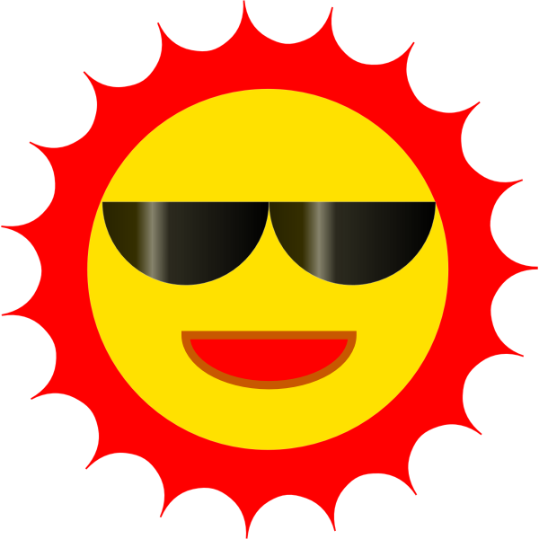 Cool Sun vector image