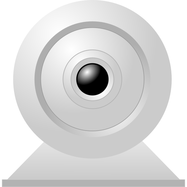 Vector drawing of desktop PC webcam