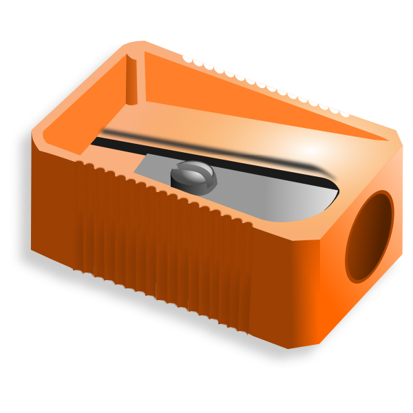 Vector clip art of pencil sharpener