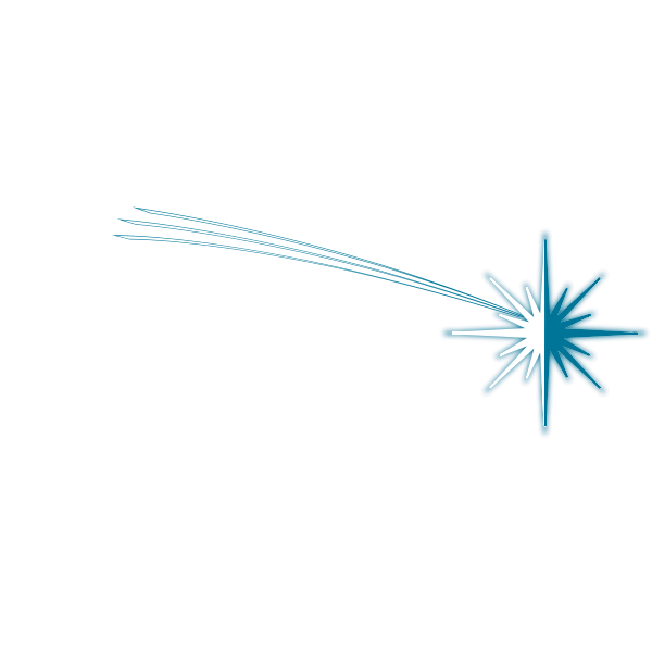 Vector image of star of bethlehem decoration