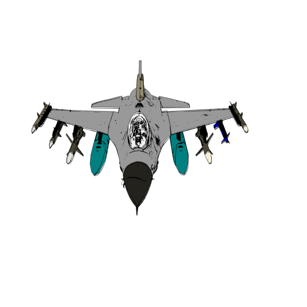 Bomber plane vector illustration