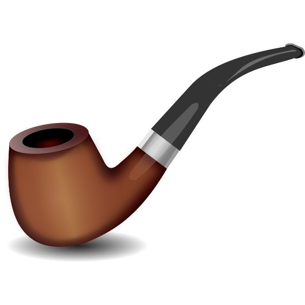 Colored image of smoking pipe