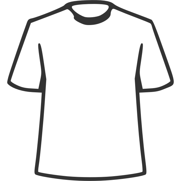 Simple outlined shirt