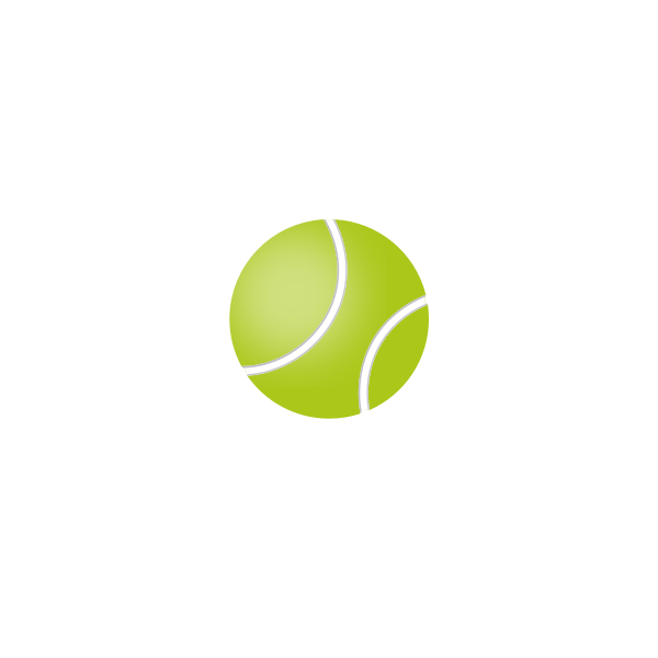 Tennis ball vector image