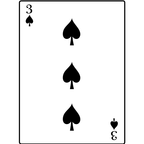 3 of Spades