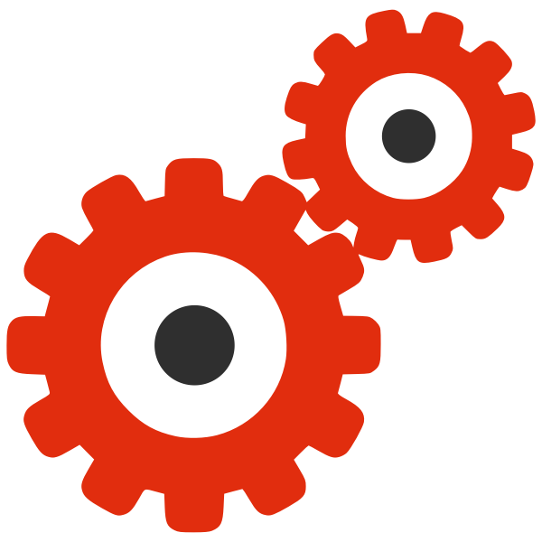 Gears vector clip art