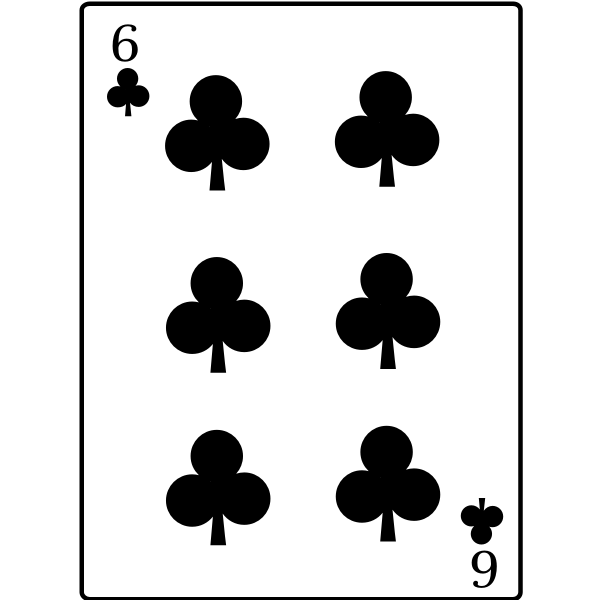 6 of Clubs