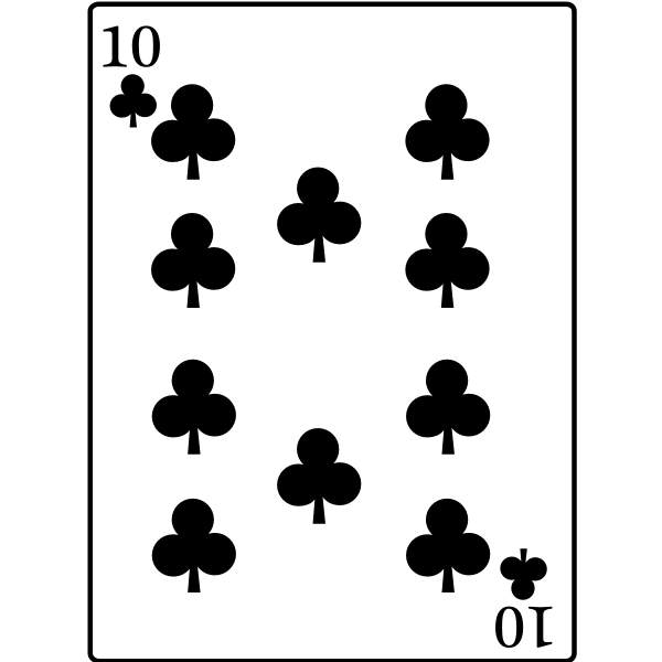 10 of Clubs