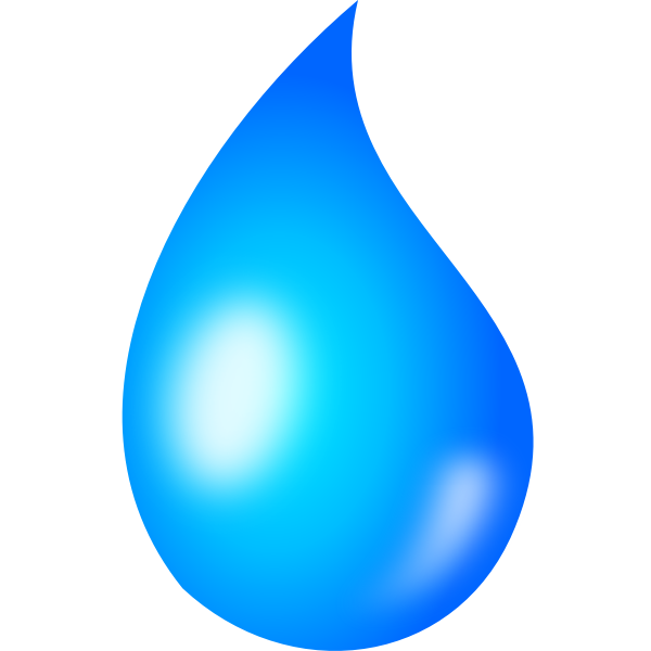 Water drop vector graphics