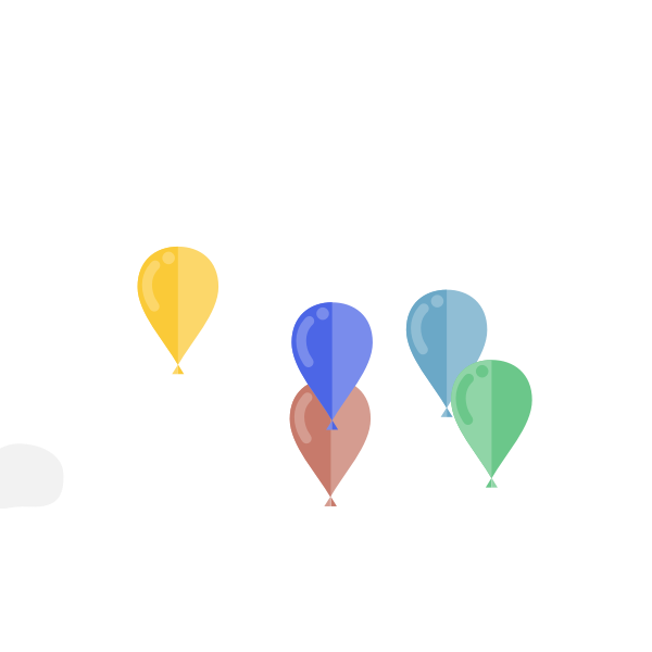 Five balloons