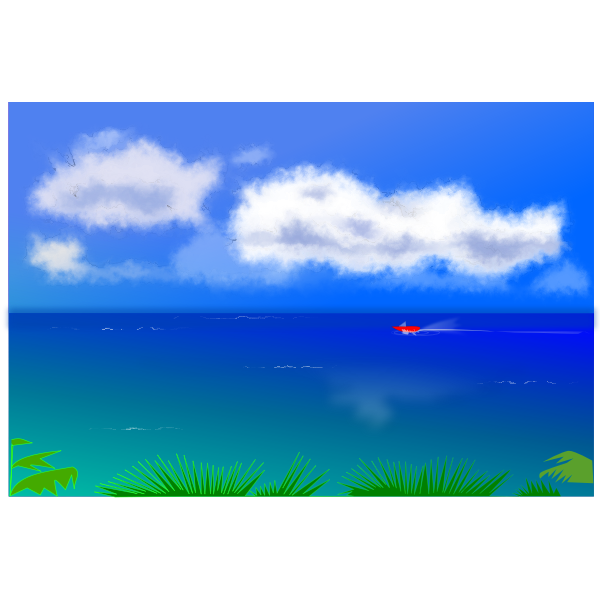 Sea horizon