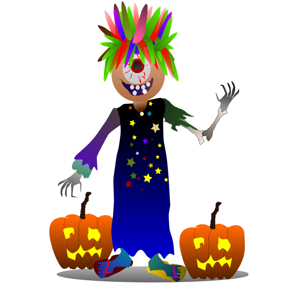 Cartoon Halloween monster