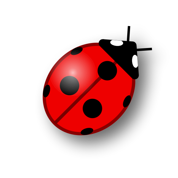 Ladybug vector symbol