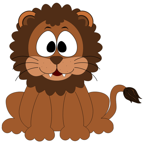 Goofy lion