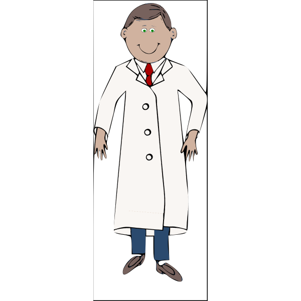 Scientist vector image