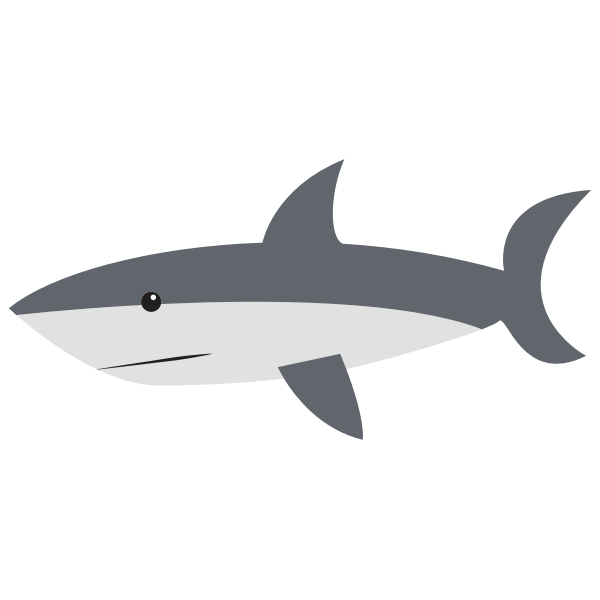Cartoon shark