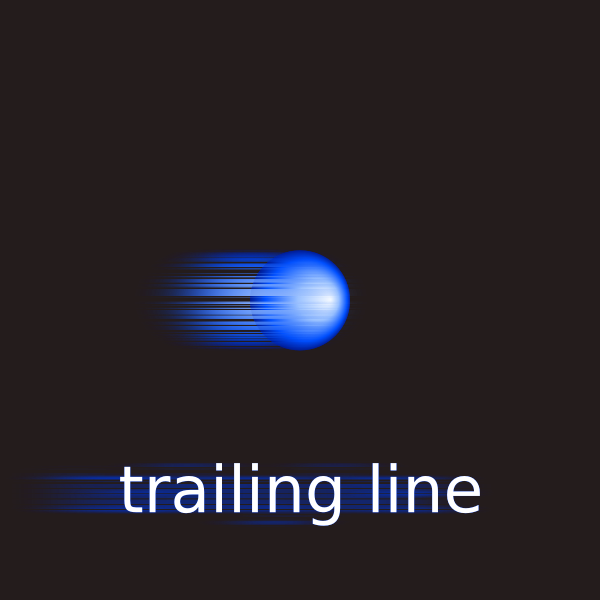 trailing lines