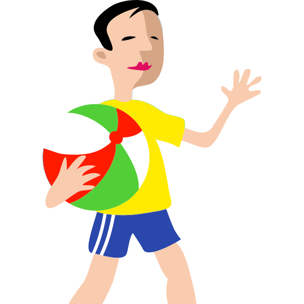 Boy with ball