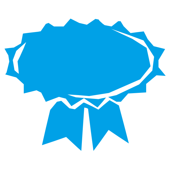 Award ribbon refixed