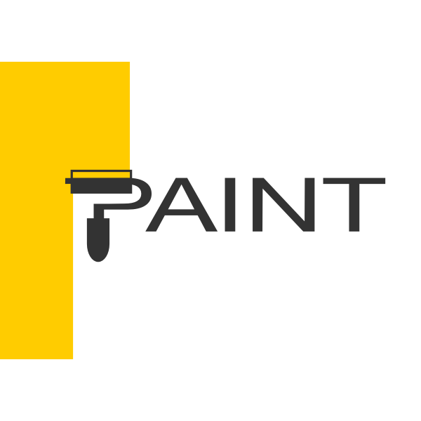 Paint shop logo concept