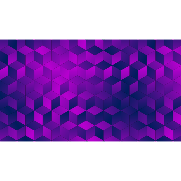 Cubes in violet color