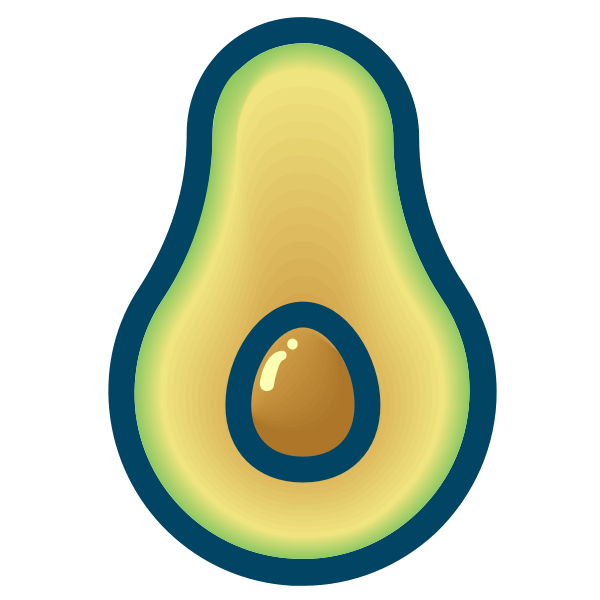 Avocado piece