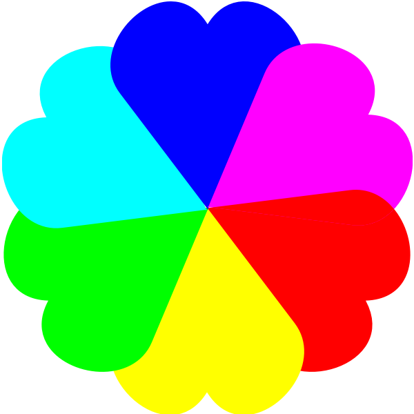  Flowerheart spectrum colors