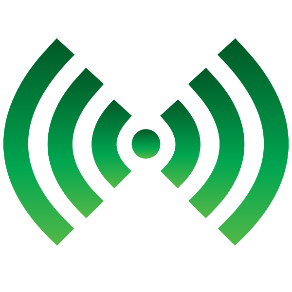 Wi-Fi symbol green color