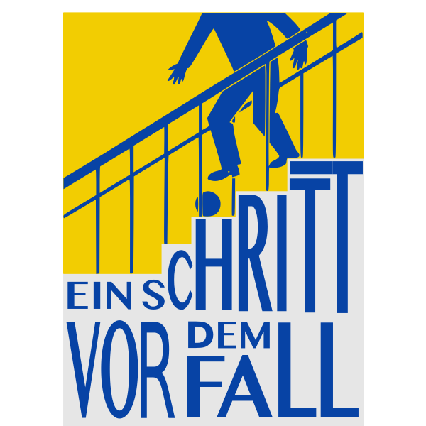 Ein Schritt vor dem Fall