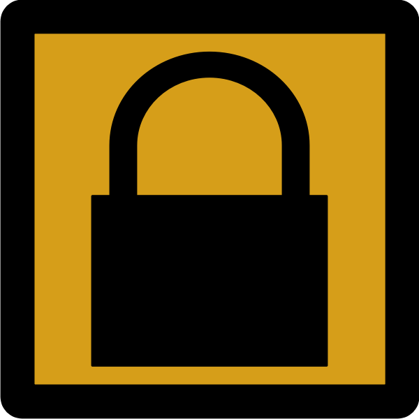 Padlock pictogram