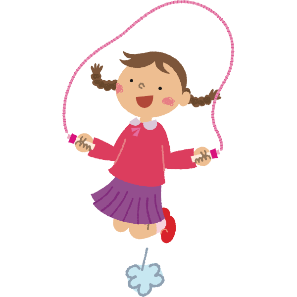 Girl Skipping Rope