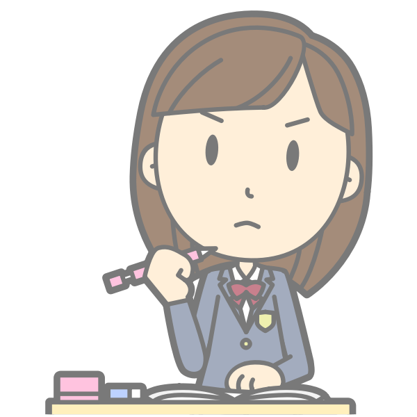 Grumpy student vector image