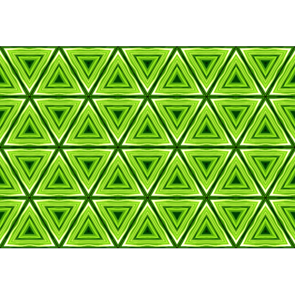 Background pattern in green triangles