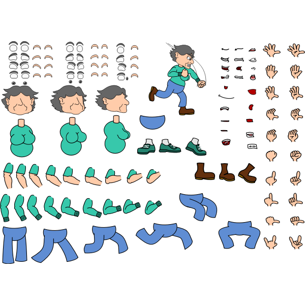 Vexstrips - Madge Character Kit