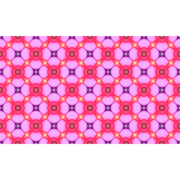 Background pattern with pink flowers