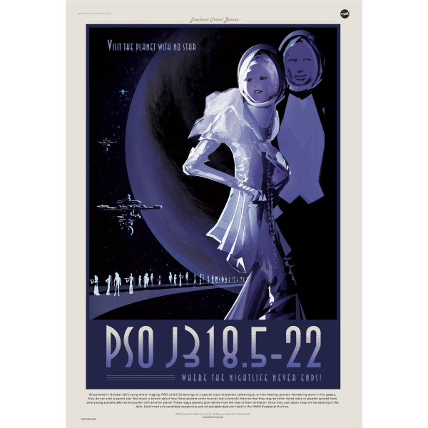 Rogue planet NASA poster