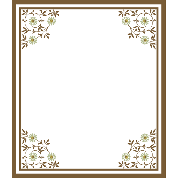 Floral frame 41