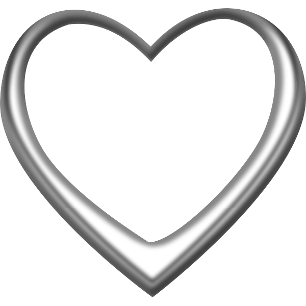 Silver heart