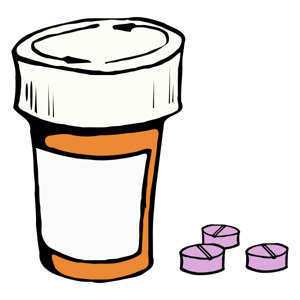 Pills and bottle