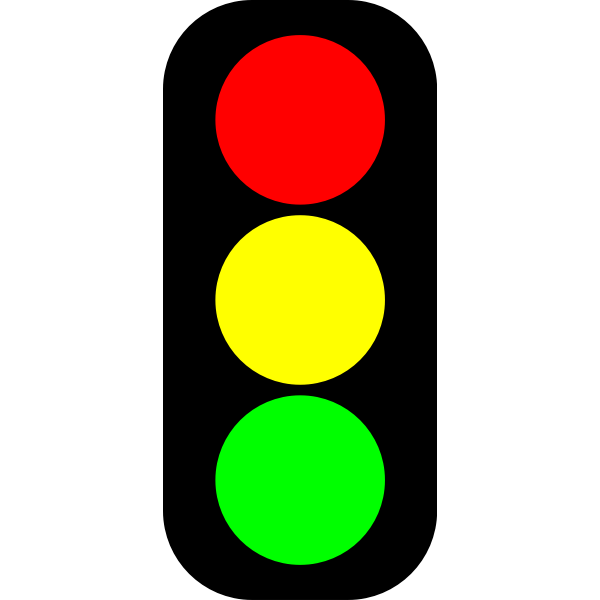 Red/Yellow/Green traffic light indicator