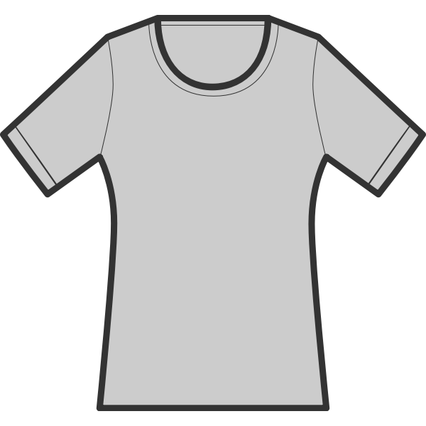 T-shirt in slim shape